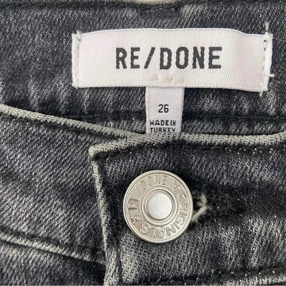 NWT Re/Done 90s High Rise Ankle Crop Jeans size 26 - Picture 11 of 11